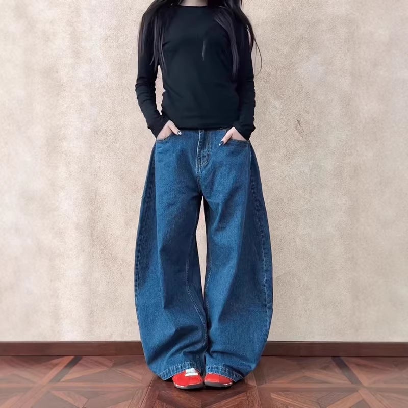 Unisex Casual Daily Denim Jeans - Image 3