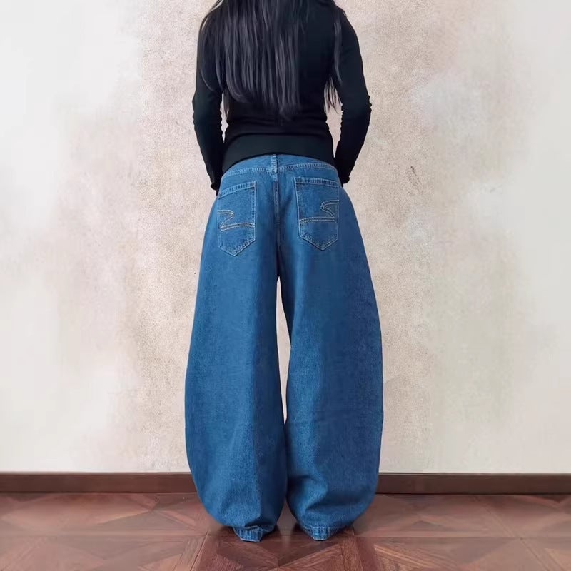 Unisex Casual Daily Denim Jeans - Image 5