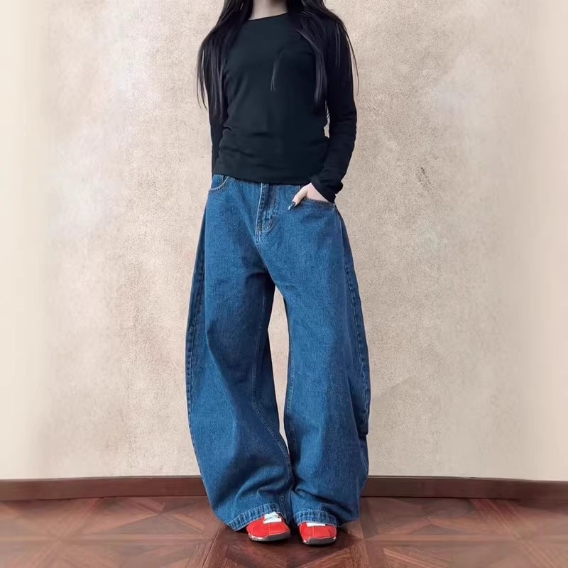 Unisex Casual Daily Denim Jeans - Image 4