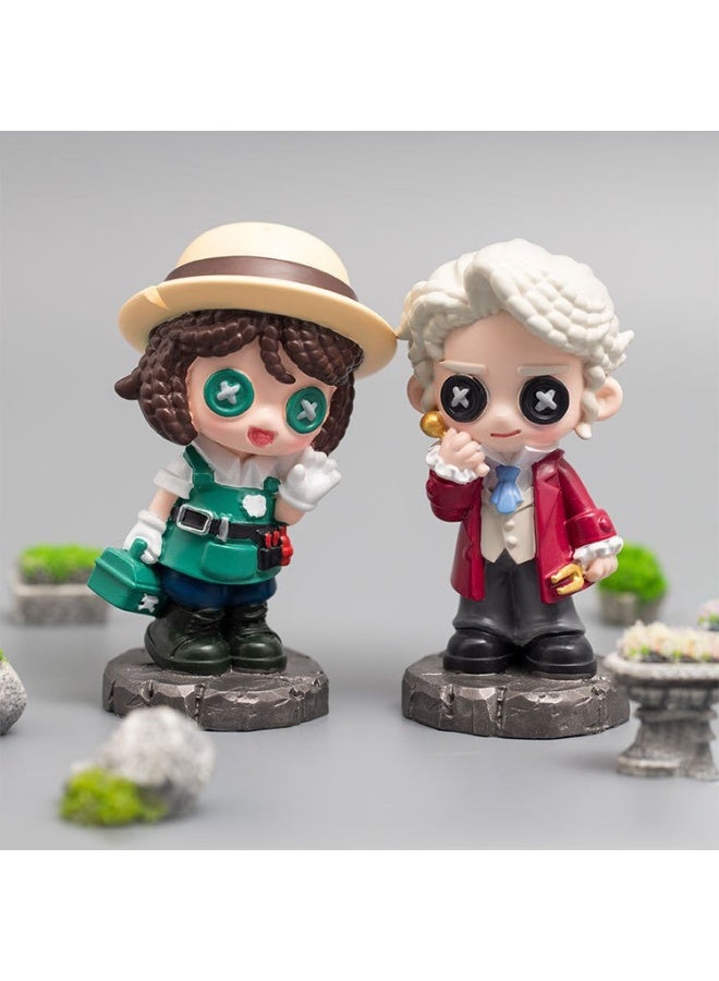 عام الهوية الخامس يدوية الصنع الطرفية الكرتون الرسوم المتحركة لعبة دمية الديكور مربع أعمى - Image 2