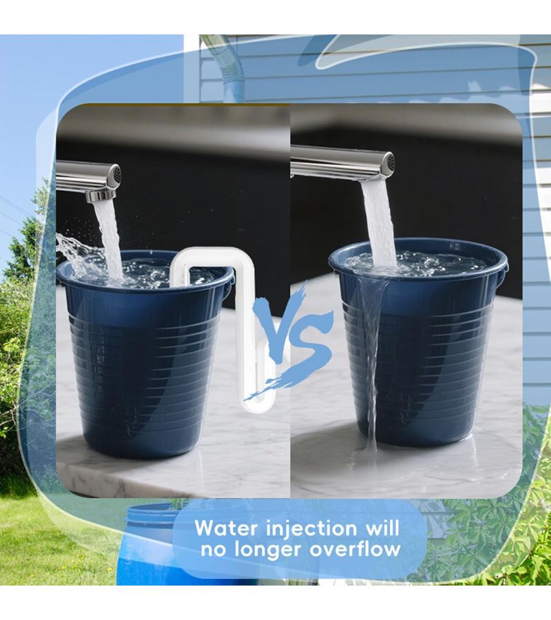 Gray Self Priming Siphon Hose Kit for Easy Automatic Drainage and Flood Protection - Image 5