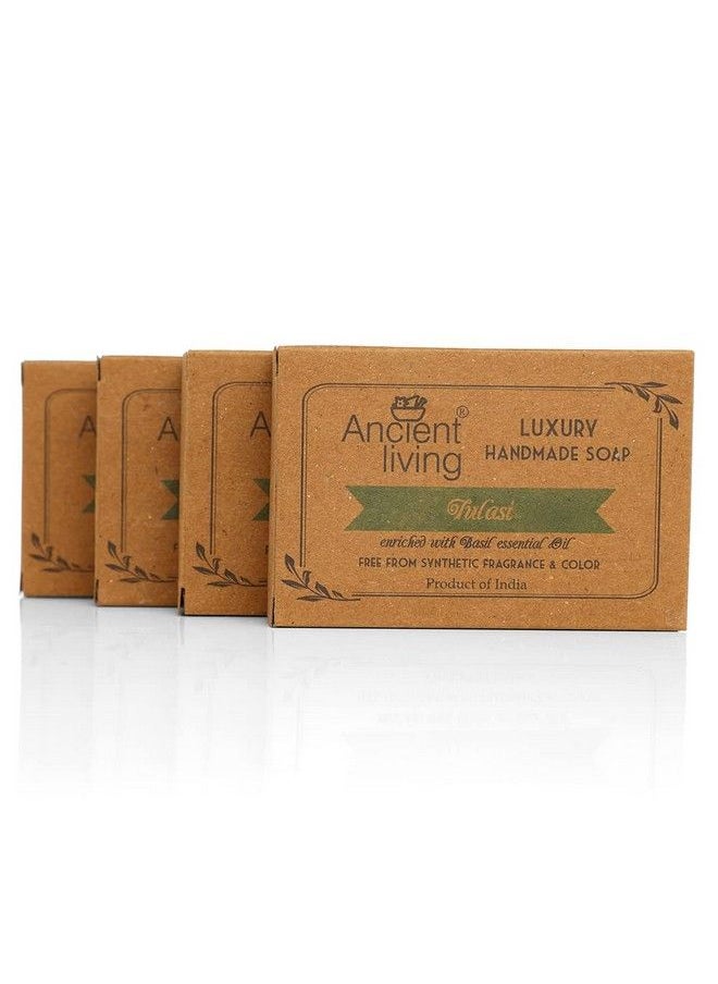 Ancient Living Tulasi Soap Set Of 4 (100 Gms)  - Image 1