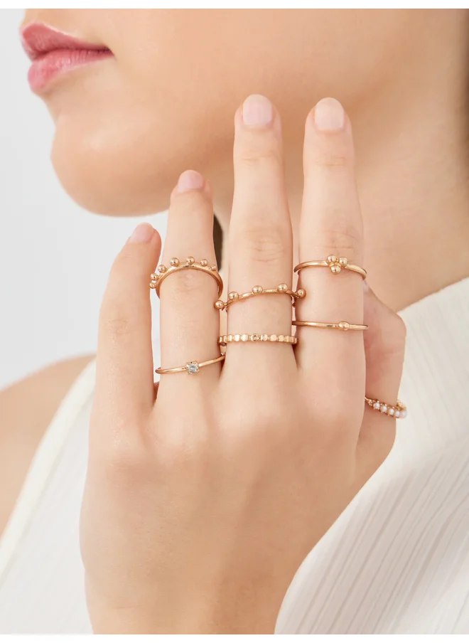 ستايلي Styli Multipack Assorted Rings