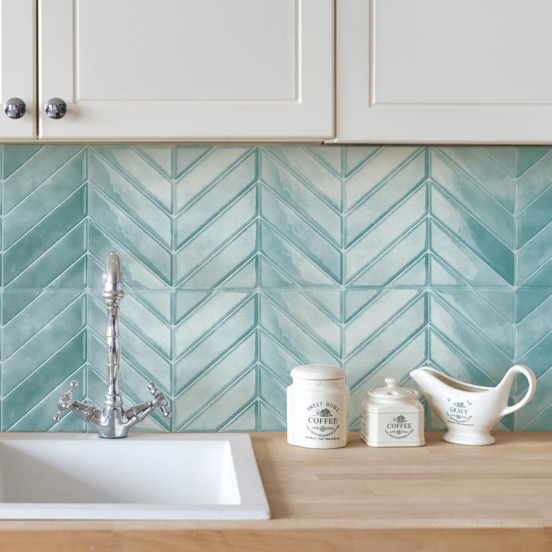 SMART TILES Peel and Stick Backsplash - 5 Sheets of 11.43" x 9" - 3D Adhesive Peel and Stick Tile Backsplash for Kitchen, Bathroom, Wall Tile - Image 2