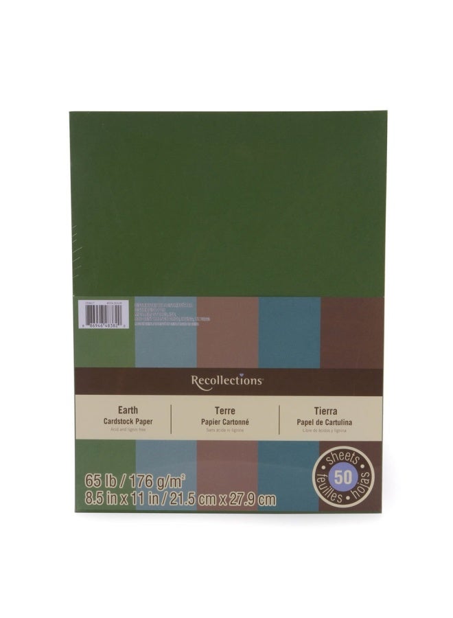 Recollections Cardstock Paper  Earth Colors 8 1 2 X 11 - Image 2