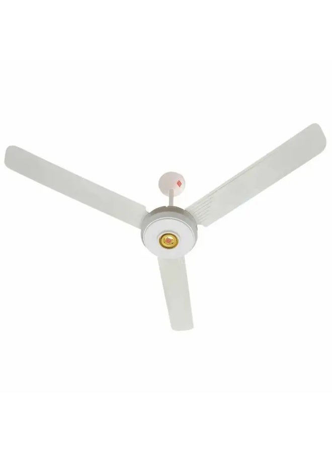 Carnival 56-inch White Ceiling Fan with 3 Blades & 5 Speeds