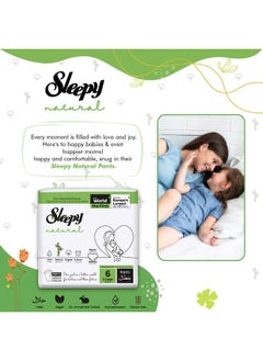 Sleepy Baby Diaper Natural Pants Size 6 |Ultimate Comfort, Superior Absorbency, Eco-Friendly, Hypoallergenic, 5 X 20 Pieces  - Image 2