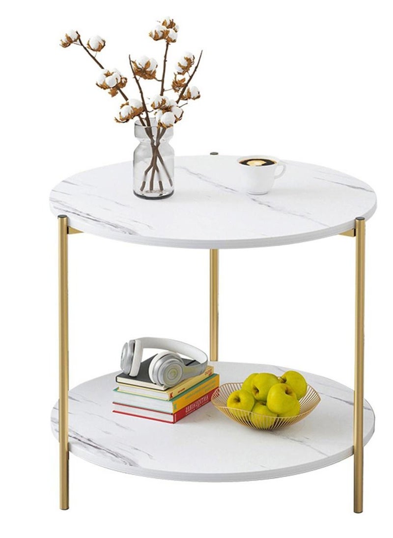 Generic Italian slate coffee table small apartment home living room center table simple modern side a few light luxury sweet table  - Image 1