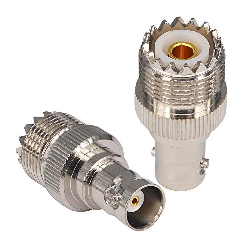 Boobrie 2-Pack BNC Female to UHF Female SO-239 BNC to UHF Jack Coax SO239 Connector for Antennas, Wireless LAN Devices, CCTV, Wi-Fi Radios External Antenna - Image 5