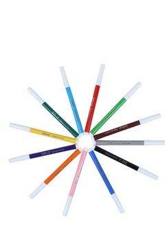 DOMS 12-Piece Aqua Watercolour Sketch Pens Multicolour  - Image 2