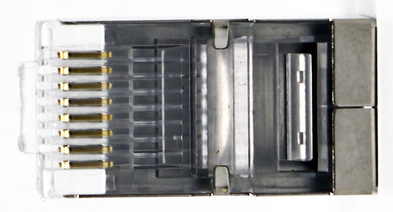 Seth Enterprises Cat6 Gold Plated Pass through RJ45 FTP Connectors (50 Pcs) - Image 3
