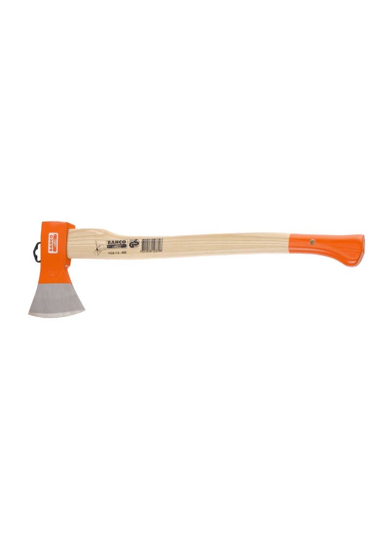 Bahco Felling Axe with Curved Ash Wood Handle 700 mm 1.8 kg 