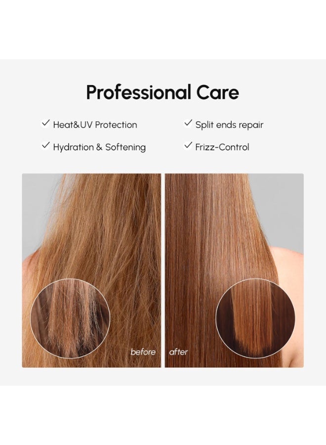 MAREE Hair Oil for Frizzy Hair with Argan Oil, Keratin & Biotin â€“ Hair Serum for Dry and Curly Hair Gloss â€“ Frizz Control Hair Care Products for Women â€“ Aceite Para el Cabello â€“ Keratin Hair Treatment - Image 5