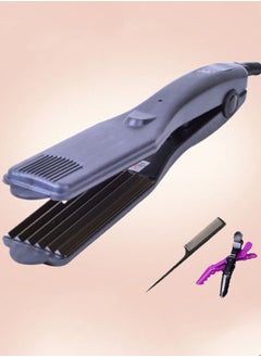 Beauenty 5 Teeth Professional Hair Crimper for Fluffy Hairstyle Curling Iron,2 Inch Corrugation Crimper Hair Irons with 4 Temperature Adjustable,Ceramic Hair Corrugated Iron for Women Volumizing Hair Tool  - Image 1