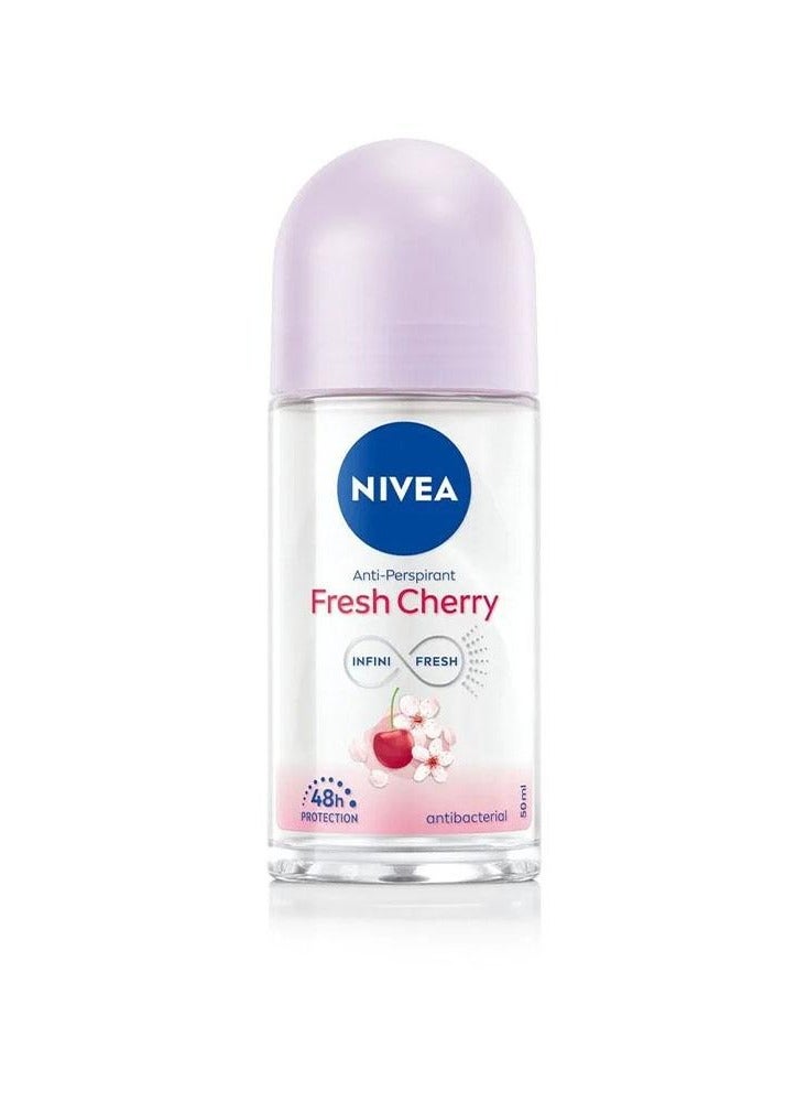 Nivea Deodorant Roll On Cherry Fresh - 50ml - Image 1