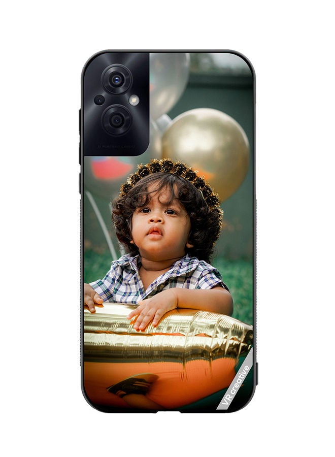 VR CREATIVE Protective Case Cover For Oppo Reno8 Z Bday Baby Design Multicolour - Image 1