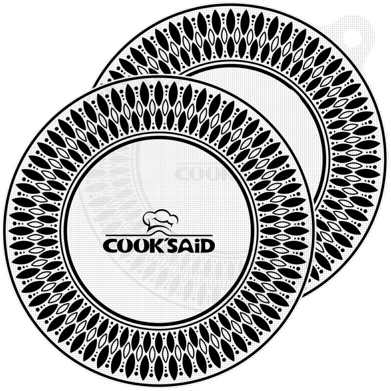 Cooks Aid 2 Pcs Induction Cooktop Protector Mat  Magnetic Induction Stove Protector  for Induction Stove Multifunctional Silicone Mats  for Cooktop Cover Logo CK 95 inch