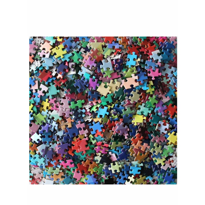 SOLARAE 1000 Piece Puzzles Gradient Color Rainbow with Cool Rainbow Effect Large Round Thicker Paper Palette Intellectual Game for Adults - Image 3
