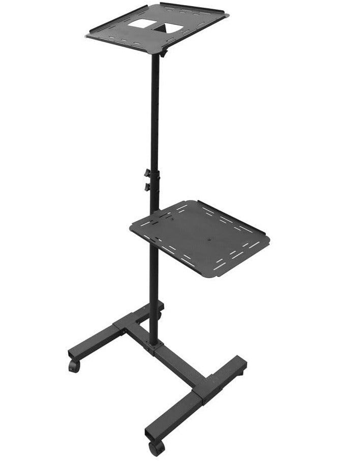 REBENUO Cyber Steel Adjustable Projector & Laptop Floor Stand Trolley. - Image 1