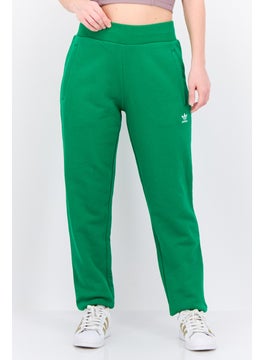 Women Sportswear Fit Brand Logo Outdoor Sweatpants, Green