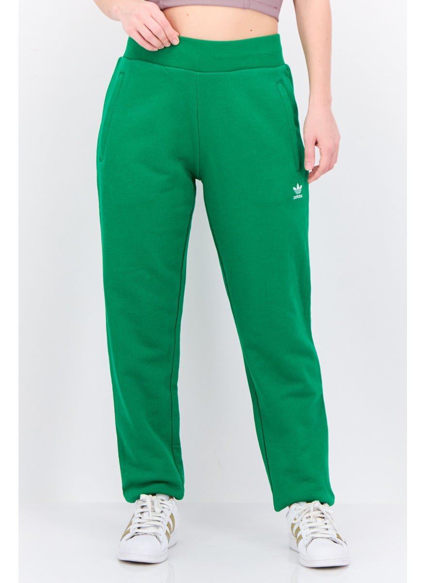 adidas Originals - Women Sportswear Fit Brand Logo Outdoor Sweatpants, Green - Image 1