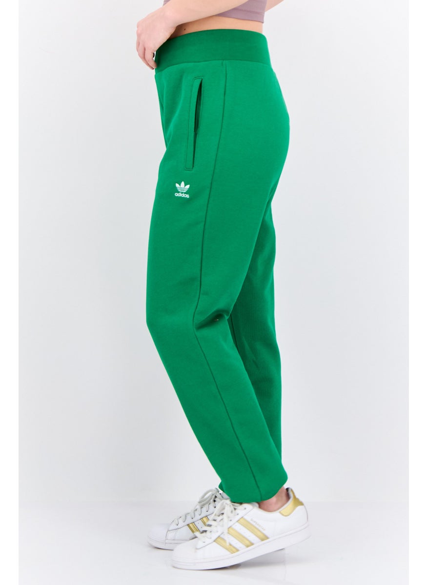 adidas Originals - Women Sportswear Fit Brand Logo Outdoor Sweatpants, Green - Image 1
