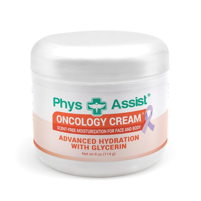 PhysAssist Oncology Recovery Cream 4 oz Unscented Super Moisturizing for Dry Itchy Sensitive Skin