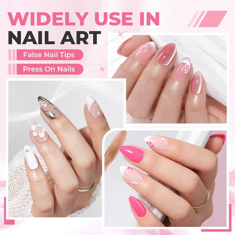 UNA GELLA Super Strong Nail Glue for Press On Nails: 20g, Soft Gel Nail Tips No Lamp Need, Fast-curing, Long Lasting, Semi Solid Gel Nail Glue for Fake False Acrylic Nails - Image 2