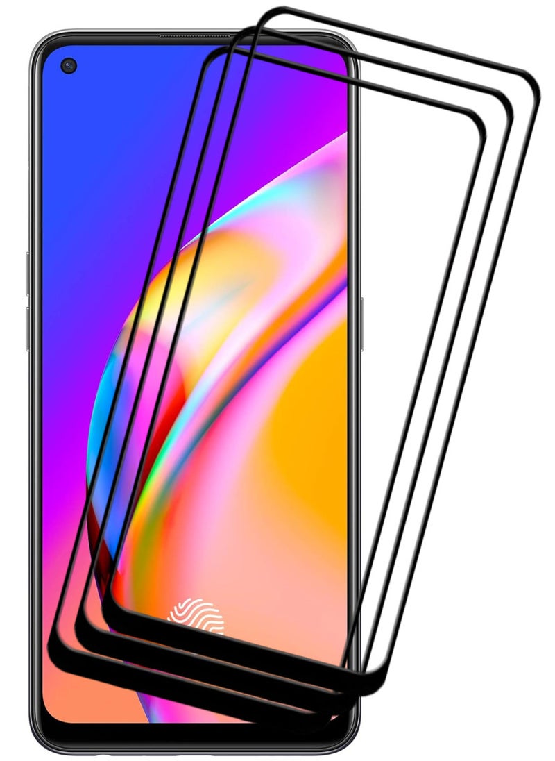 ACLIX 3 Pieces Antistatic ESD Dustproof Premium Quality High Definition Tempered Glass Screen Protector Designed For Oppo F19 Pro+ 5G - Image 1