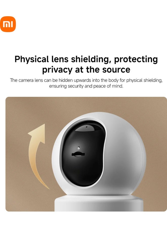 Xiaomi C201 Indoor Camera, 1080P HD Pet Camera, 360°Panorama, Person and Pet Detection & Tracking, Two-Way Audio, True Colours in Low Light, Physical lens Shielding, WiFi 6, Works with Alexa & Google - Image 4