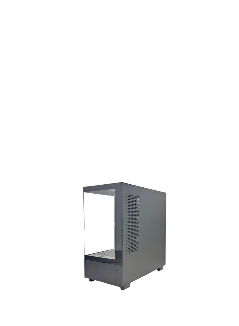 WJCOOLMAN (أسود) WJ COOLMAN BLADE ELITE 3F – صندوق Micro-ATX مع 3 مراوح RGB مثبتة مسبقًا - Image 3