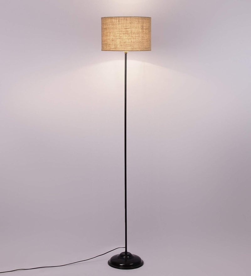 AMDHOME Beige Jute Floor Lamp11 - Image 4