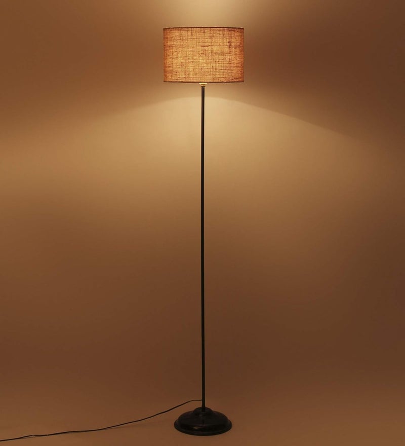 AMDHOME Beige Jute Floor Lamp11 - Image 3