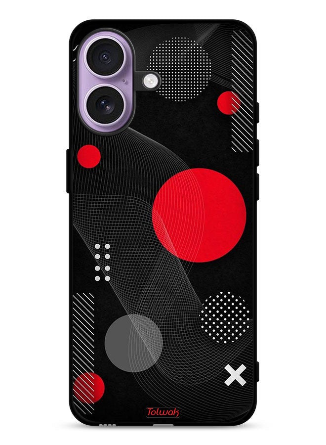 Tolwak Apple iPhone 17 Protective Case Cover Round And Cross Shape Pattern - Image 1
