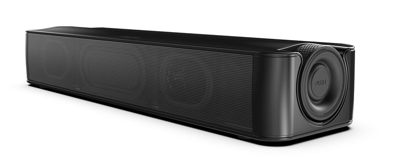 Creative Stage SE Under-Monitor Soundbar with USB Digital Audio and Bluetooth 5.3, Clear Dialog and Surround by Sound Blaster, Powered via Adapter - Image 1