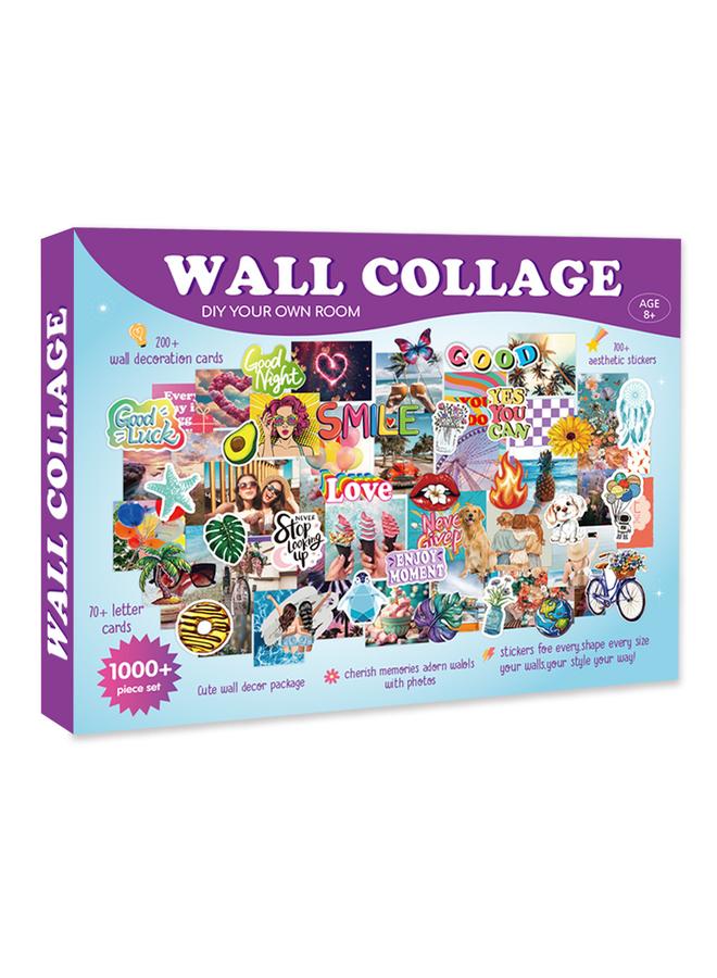 Bluejw Wall Collage Kit Wall Collage Card Ins English Aesthetic Decorative Wall Stickers Poster Suit - Image 1