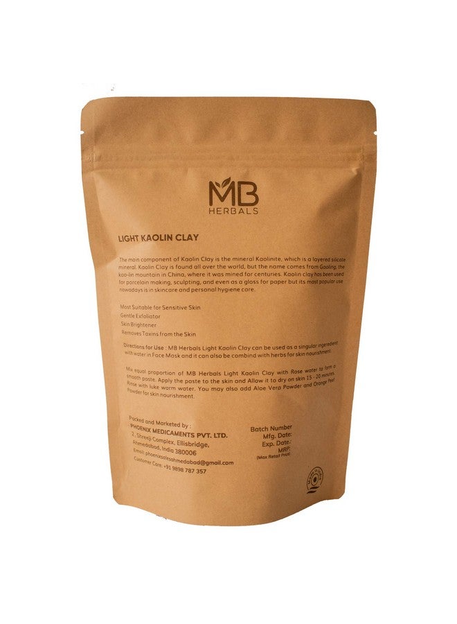 طين الكاولين الخفيف 250 جرام (8.81 أونصة) | عبوة طين الكاولين الأبيض للوجه - Image 4