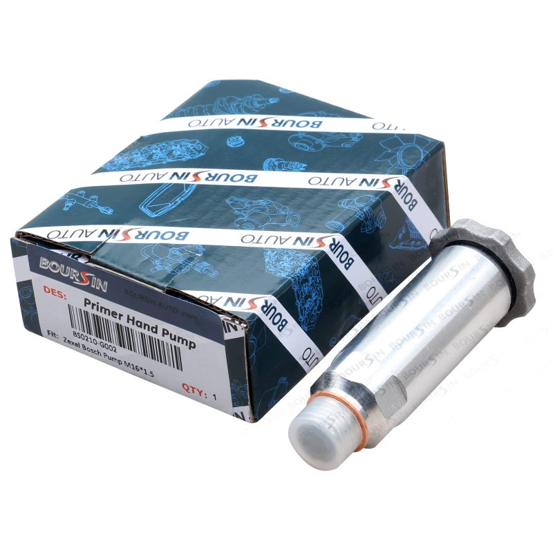 BOURSIN Hand Priming Pump Fuel Feed Pump For Zexel Bosch Mitsubishi Fuso Isuzu Nseries Fseries Hino UD Komatsu 4D95 Dozer Caterpillar CAT John Deere Excavator Forklift Truck Diesel