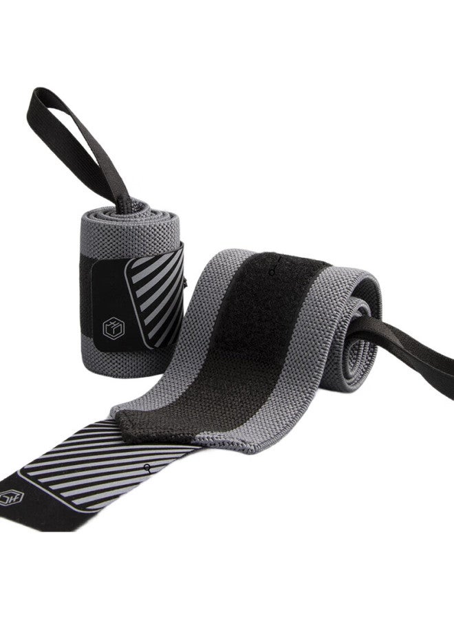 JD.com Jingzao Bench Press Wrist Support Fitness 2-Pack, Deadlift Anti-Sprain Wrist Guard Straps For Men And Women Sports Wrist Fixation - Image 2