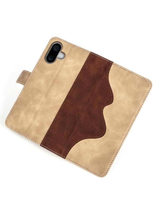 S-TOP Case For iPhone 16 Stitching Horizontal Flip Leather Phone Case - Image 4