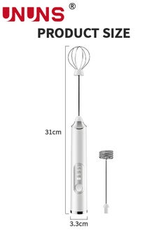 Handheld Electric Whisk Frother,USB Rechargeable Foam Maker With 3 Stainless Whisks And 3 Adjustable Speeds Mixer For Coffee Matcha Latte Cappuccino Hot Chocolate - pzsku/Z78B7BC1F95676C82945BZ/45/_/1701931640/016ff345-32f5-45f4-b429-25862978b278