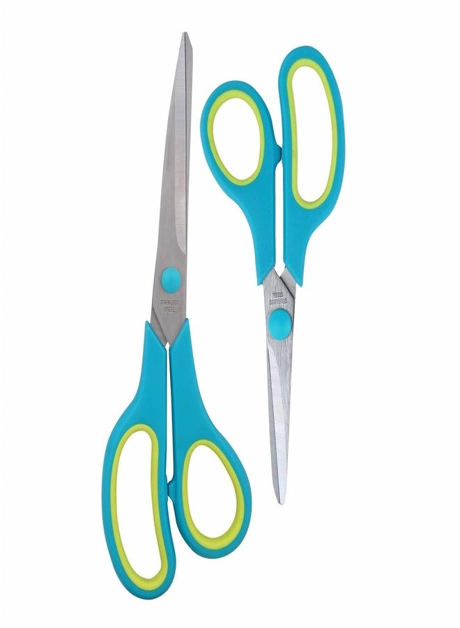 LMR3 Scissor Set – 2 Pcs Multipurpose Stainless Steel Scissors for Home, Office & Kitchen - Image 1