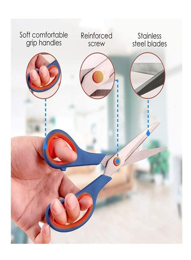 LMR3 Scissor Set – 2 Pcs Multipurpose Stainless Steel Scissors for Home, Office & Kitchen - Image 5