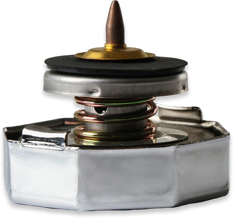 Nan Mr. Gasket 2471S Domestic Thermocap with 16 Psi Pressure Gauge - Silver - Image 4