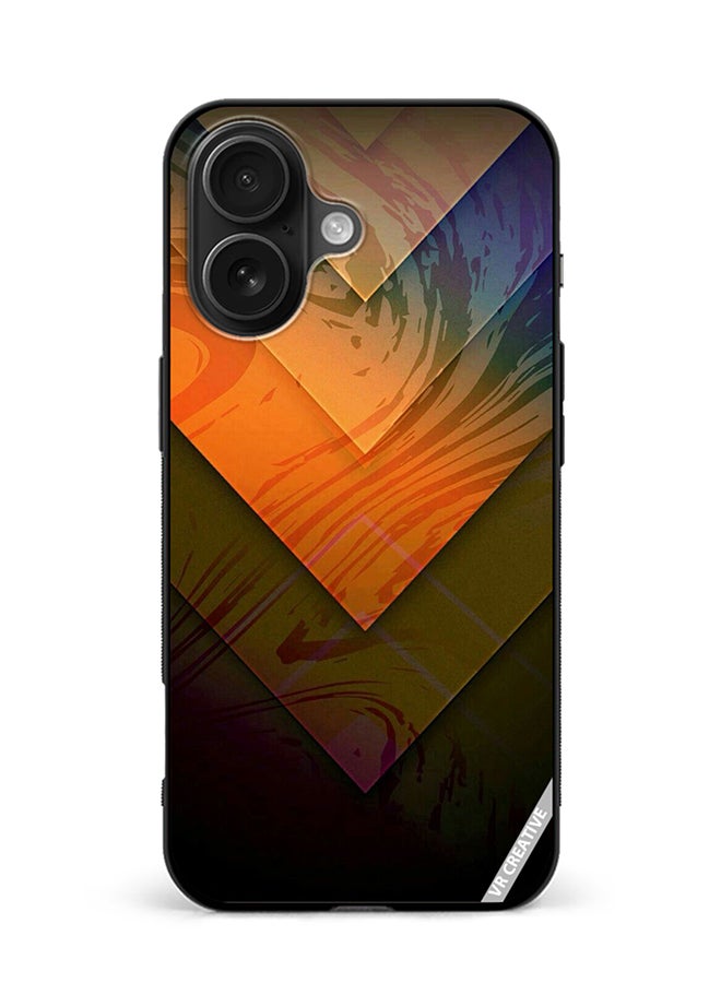 VR CREATIVE Protective Case Cover For Apple iPhone 16 Plus Texture Design Multicolour