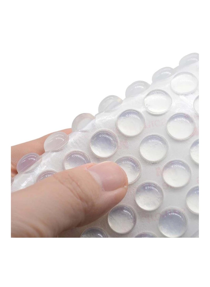 SYOSI 100 Pcs Adhesive Bumper Pads Clear Rubber Feet Self Stick Bumpers Sound Dampening Door Cabinet Buffer for Drawers Table Laptop Cutting Boards  - Image 1
