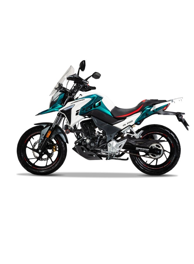 SHARMAX 250cc Road Motorcycle – Air & Oil-Cooled Single-Cylinder Engine, 25 HP, 6-Speed Manual, ABS Disc Brakes, LED Headlight, 120 km/h - Image 2