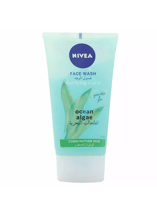 Nivea Purifying Face Wash with Ocean Algae-150ml - Image 1
