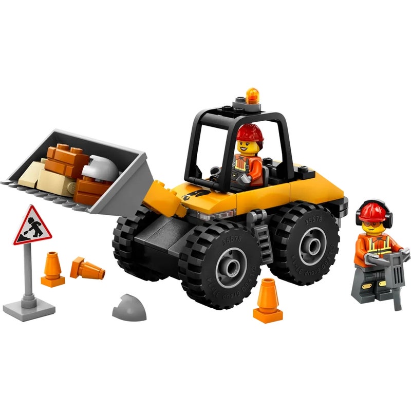 LEGO - City Yellow Construction Wheel Loader 81 Pieces - 60450 - Image 3