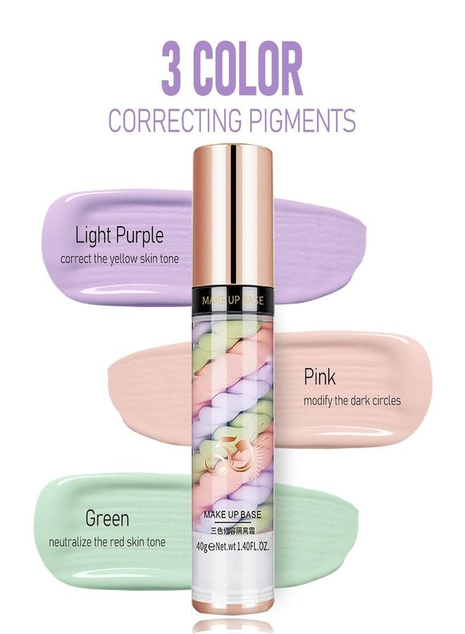 Skynest 2pcs Pore Primer, Color Correcting Facial Serum, Face Makeup Primer Base,Isolation Cream,Invisible Pore,Oil Control, Brightening Moisturizing Essence Concealer Foundation - Image 2